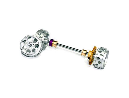 Sloting Plus SP48016908 - Axle Kit - 16.9mm Merkuro Wheels - 30T Anglewinder